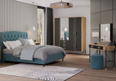 DANTE antracit, nábytok do spálne