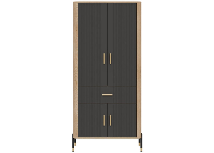 DANTE antracit DT16 šatníková skriňa DANTE antracit DT16 šatníková skriňa