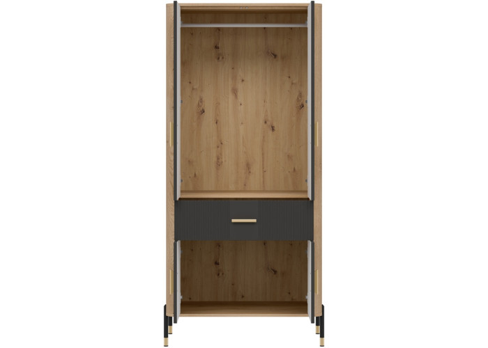 DANTE antracit DT16 šatníková skriňa DANTE antracit DT16 šatníková skriňa