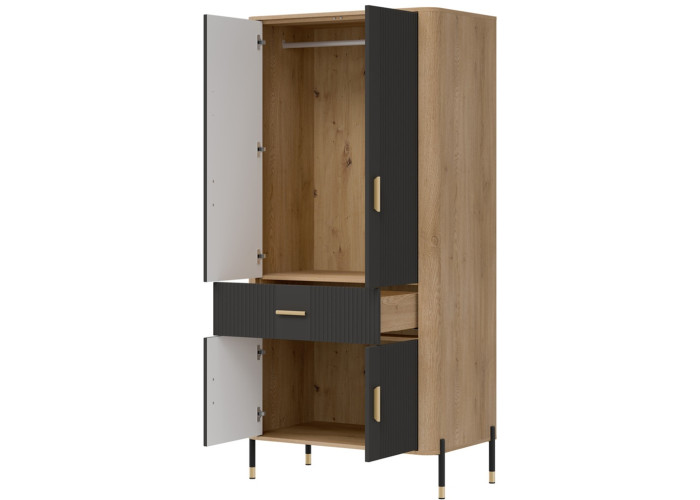 DANTE antracit DT16 šatníková skriňa DANTE antracit DT16 šatníková skriňa