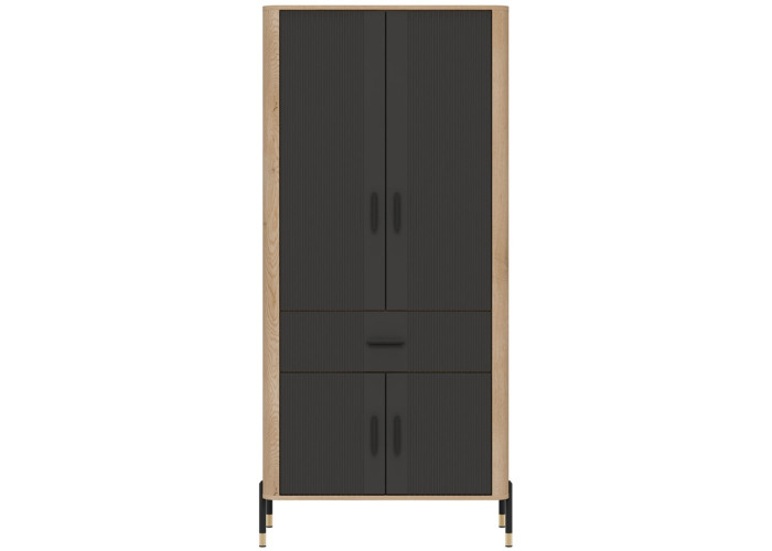 DANTE antracit DT16 šatníková skriňa DANTE antracit DT16 šatníková skriňa