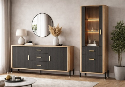 DANTE antracit sektorový nábytok