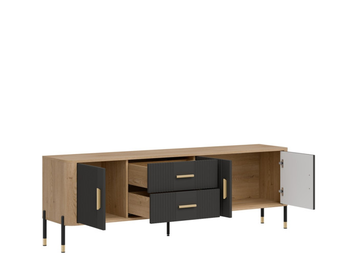 DANTE antracit DT02, skrinka pod TV