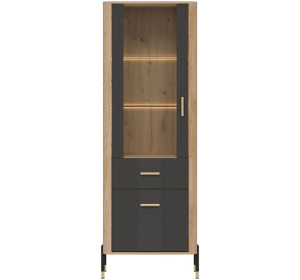 DANTE antracit DT13 vitrína