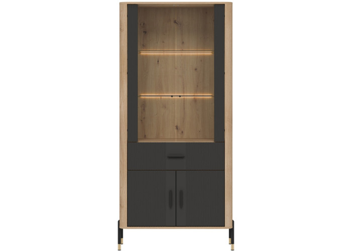 DANTE antracit DT14 vitrína DANTE antracit DT14 vitrína