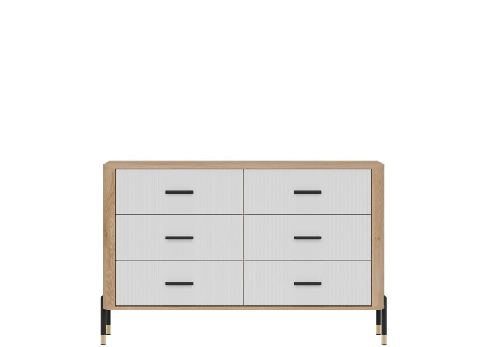 DANTE biela DT04 komoda so zásuvkami DANTE biela DT04 komoda so zásuvkami