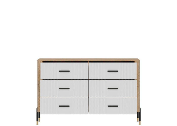 DANTE biela DT04 komoda so zásuvkami DANTE biela DT04 komoda so zásuvkami