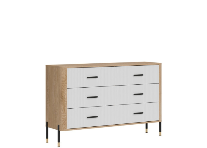 DANTE biela DT04 komoda so zásuvkami DANTE biela DT04 komoda so zásuvkami