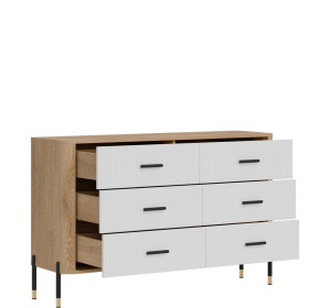 DANTE biela DT04 komoda so zásuvkami