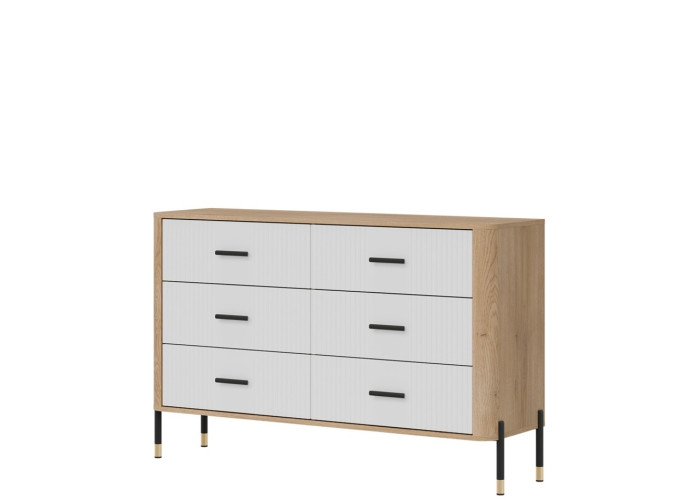 DANTE biela DT04 komoda so zásuvkami DANTE biela DT04 komoda so zásuvkami