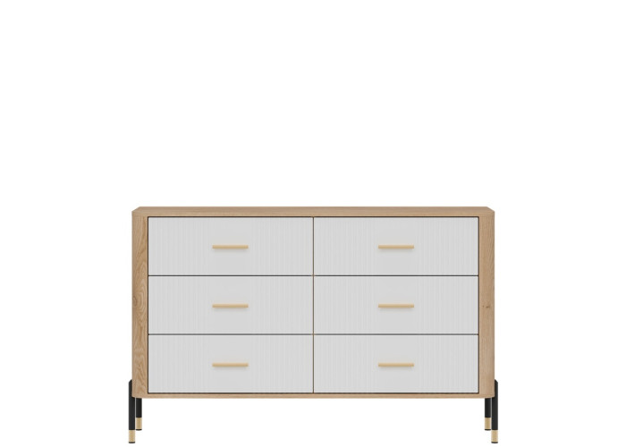 DANTE biela DT04 komoda so zásuvkami DANTE biela DT04 komoda so zásuvkami