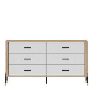 DANTE biela DT05 komoda so zásuvkami