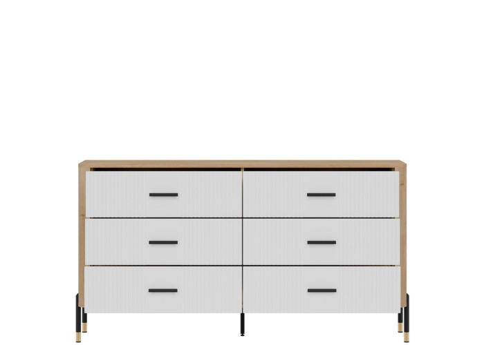 DANTE biela DT05 komoda so zásuvkami DANTE biela DT05 komoda so zásuvkami