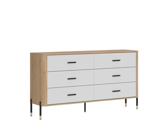DANTE biela DT05 komoda so zásuvkami DANTE biela DT05 komoda so zásuvkami