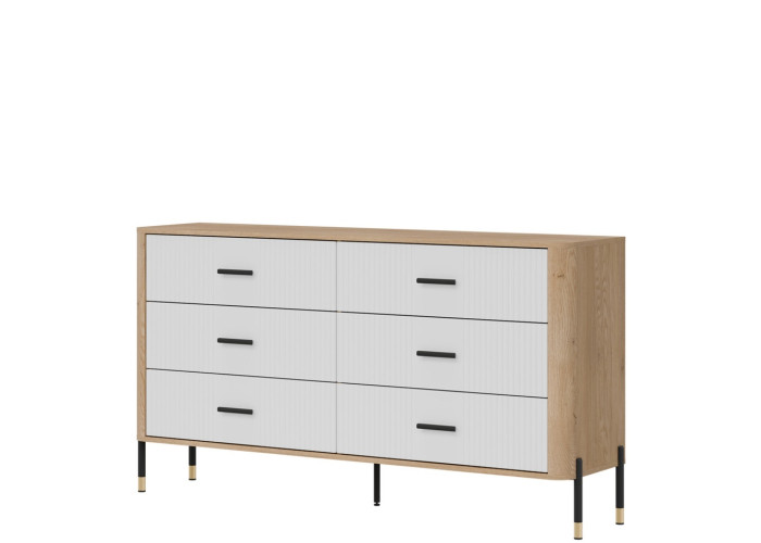 DANTE biela DT05 komoda so zásuvkami DANTE biela DT05 komoda so zásuvkami