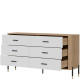 DANTE biela DT05 komoda so zásuvkami DANTE biela DT05 komoda so zásuvkami