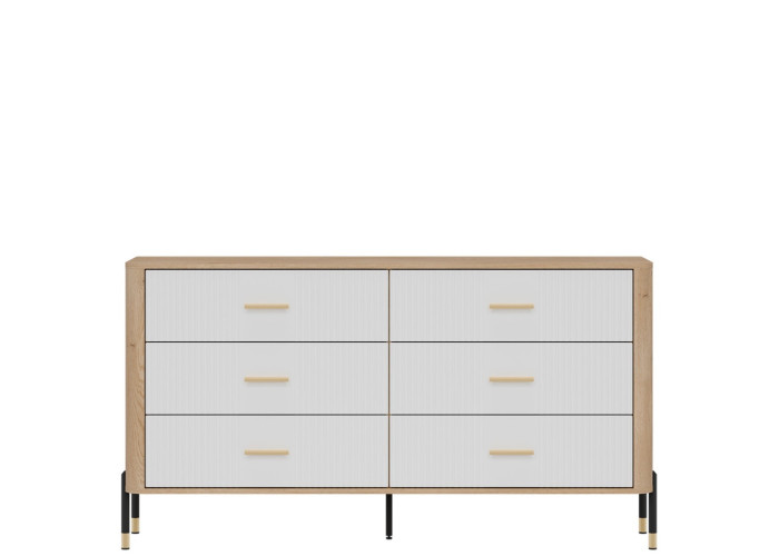 DANTE biela DT05 komoda so zásuvkami DANTE biela DT05 komoda so zásuvkami