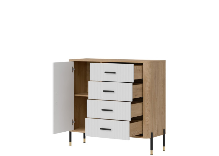 DANTE biela DT08 komoda DANTE biela DT08 komoda