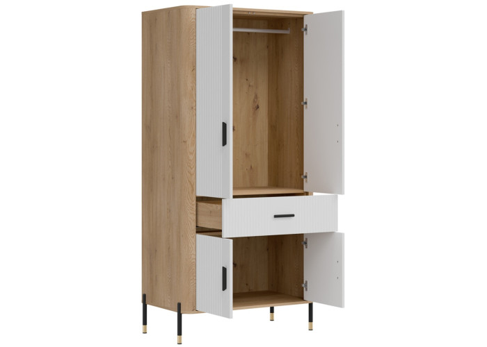 DANTE biela DT16 šatníková skriňa DANTE biela DT16 šatníková skriňa