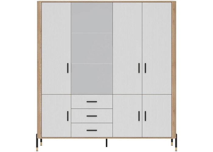 DANTE biela DT17 šatníkovo-policová skriňa DANTE biela DT17 šatníkovo-policová skriňa