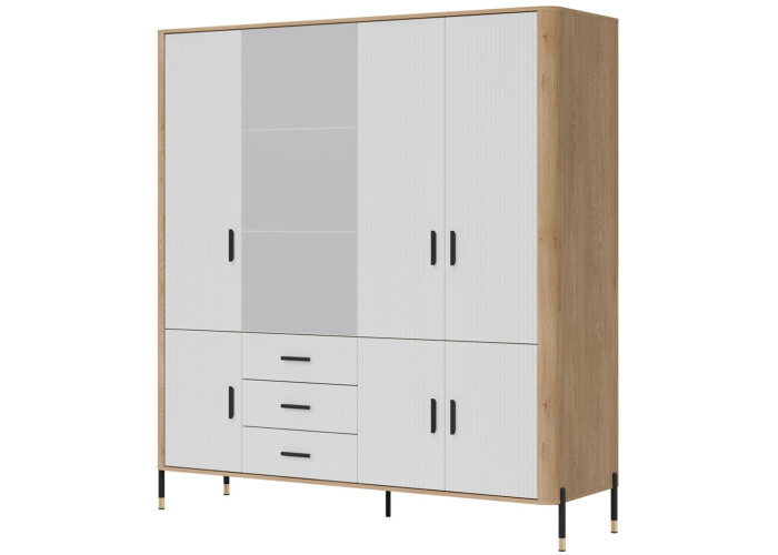 DANTE biela DT17 šatníkovo-policová skriňa DANTE biela DT17 šatníkovo-policová skriňa