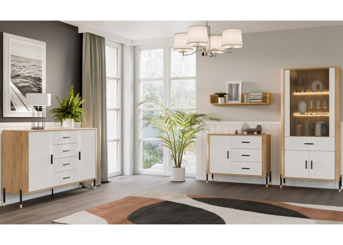 DANTE dub cremona DT24 závesná polica DANTE dub cremona DT24 závesná polica