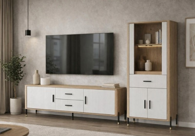 DANTE biely sektorový nábytok