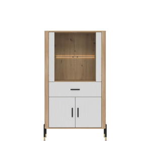 DANTE biela DT12 vitrína