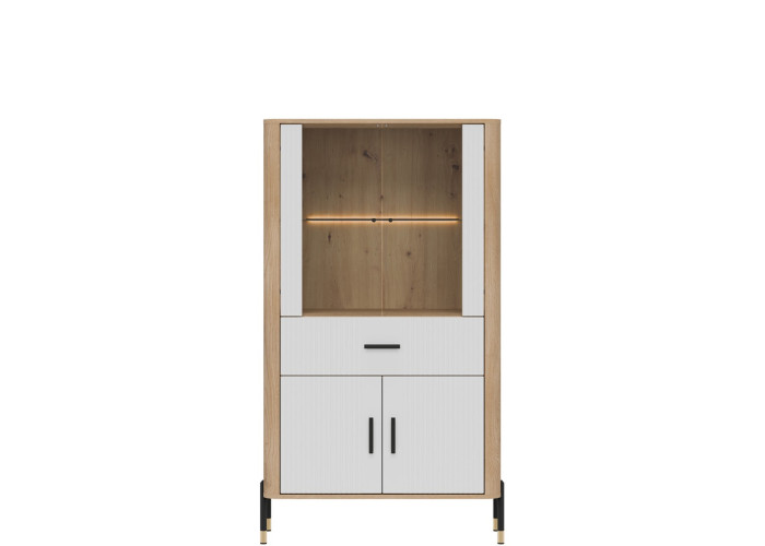 DANTE biela DT12 vitrína DANTE biela DT12 vitrína