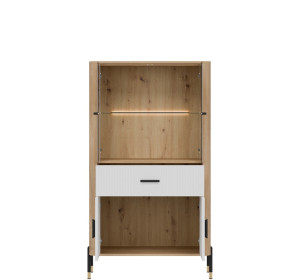 DANTE biela DT12 vitrína