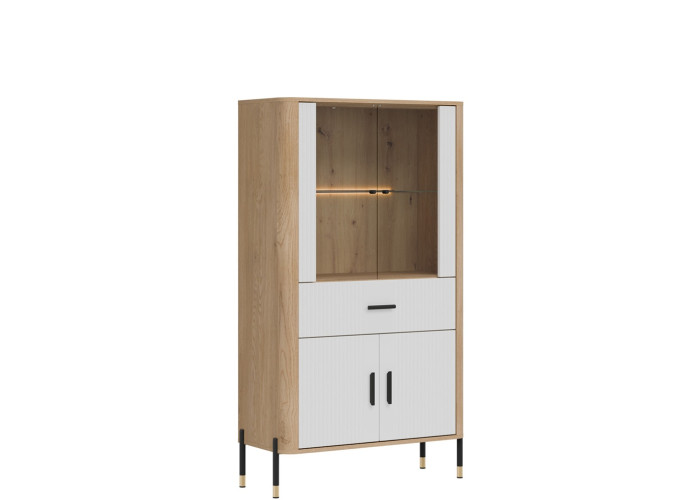 DANTE biela DT12 vitrína DANTE biela DT12 vitrína