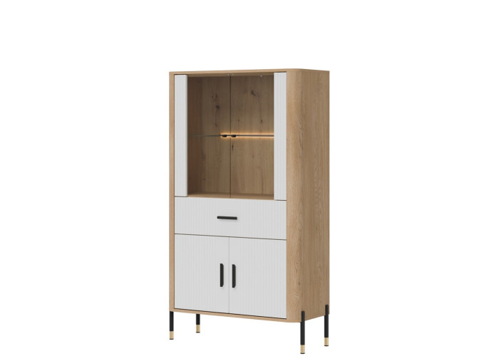 DANTE biela DT12 vitrína DANTE biela DT12 vitrína