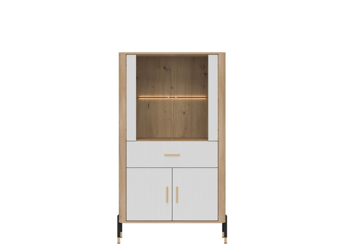 DANTE biela DT12 vitrína DANTE biela DT12 vitrína