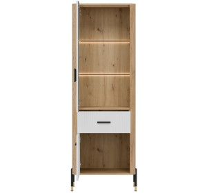 DANTE biela DT13 vitrína