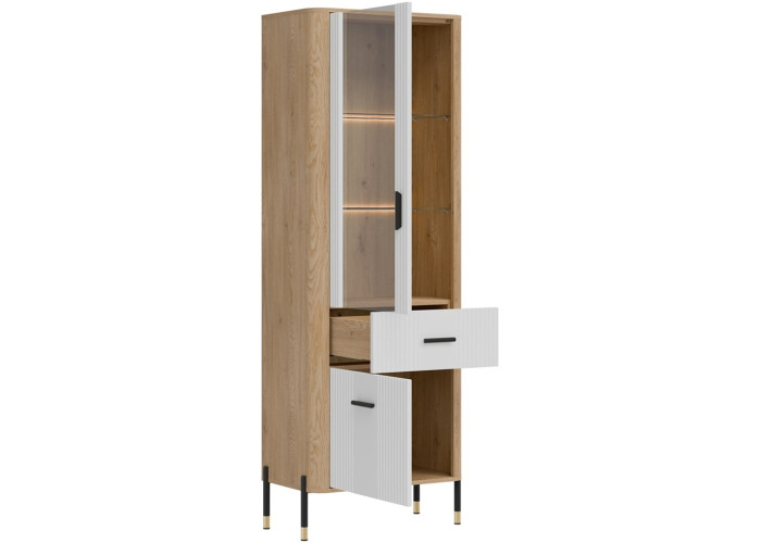 DANTE biela DT13 vitrína DANTE biela DT13 vitrína