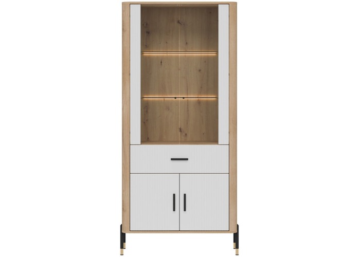 DANTE biela DT14 vitrína DANTE biela DT14 vitrína