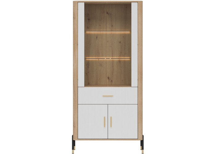 DANTE biela DT14 vitrína DANTE biela DT14 vitrína