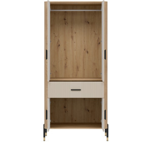 DANTE kašmír DT16 šatníková skriňa