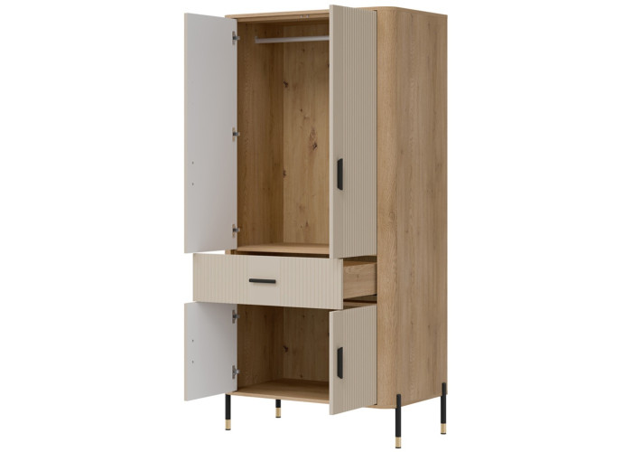 DANTE kašmír DT16 šatníková skriňa