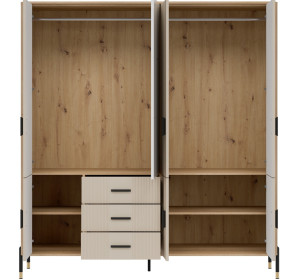 DANTE kašmír DT17 šatníkovo-policová skriňa