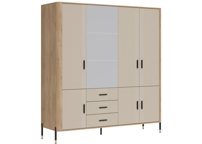 DANTE kašmír DT17 šatníkovo-policová skriňa