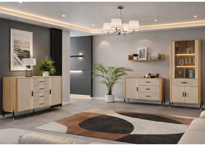 DANTE dub cremona DT24 závesná polica DANTE dub cremona DT24 závesná polica