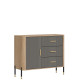 DANTE sivá DT03 komoda DANTE sivá DT03 komoda