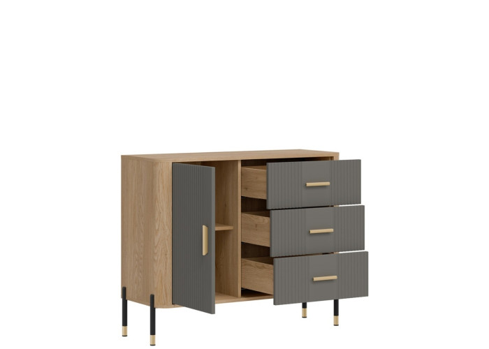 DANTE sivá DT03 komoda DANTE sivá DT03 komoda