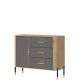DANTE sivá DT03 komoda DANTE sivá DT03 komoda