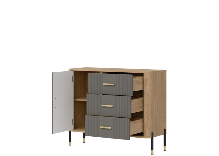 DANTE sivá DT03 komoda DANTE sivá DT03 komoda