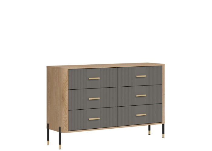 DANTE sivá DT04 komoda so zásuvkami DANTE sivá DT04 komoda so zásuvkami