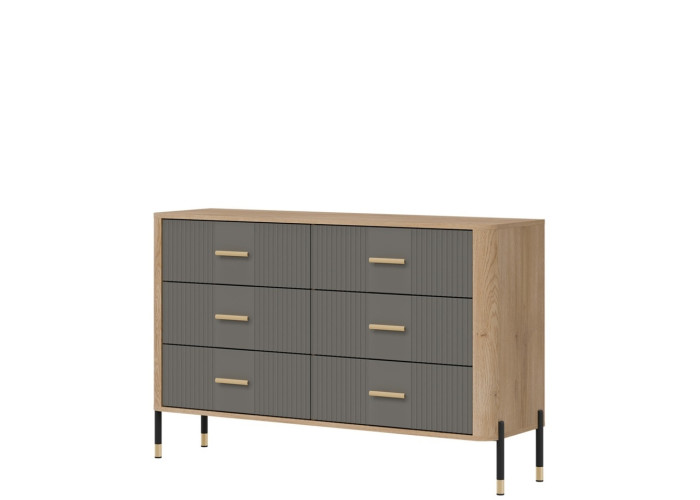 DANTE sivá DT04 komoda so zásuvkami DANTE sivá DT04 komoda so zásuvkami