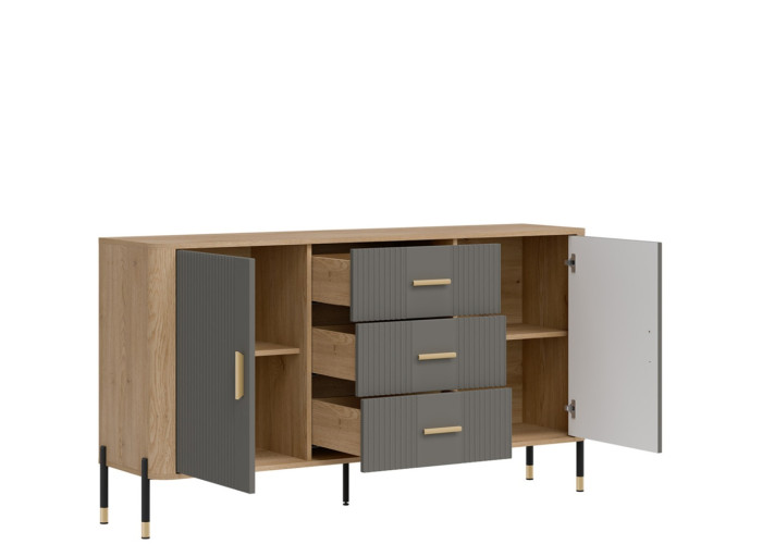 DANTE sivá DT06 komoda DANTE sivá DT06 komoda