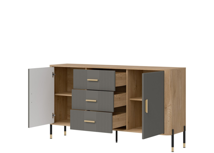 DANTE sivá DT06 komoda DANTE sivá DT06 komoda